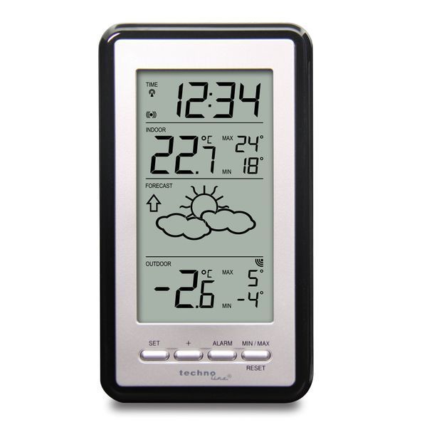 Метеостанція Technoline WS9130 Silver/Black (WS9130) DAS1751 фото