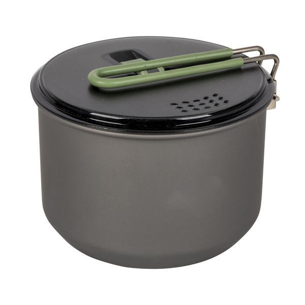 Кастрюля Bo-Camp Explorer Hard Anodized 1L Grey/Green (2200236) DAS1909 фото