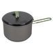Кастрюля Bo-Camp Explorer Hard Anodized 1L Grey/Green (2200236) DAS1909 фото 1