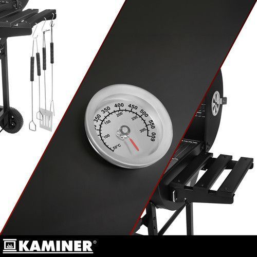 Мангал садовый с крышкой 108х67х96см Kaminer 27315 50696 фото