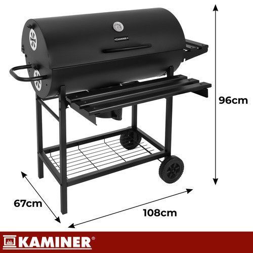 Мангал садовый с крышкой 108х67х96см Kaminer 27315 50696 фото