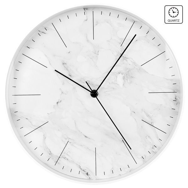 Часы настенные Technoline 635205 White Marble (635205) DAS937 фото
