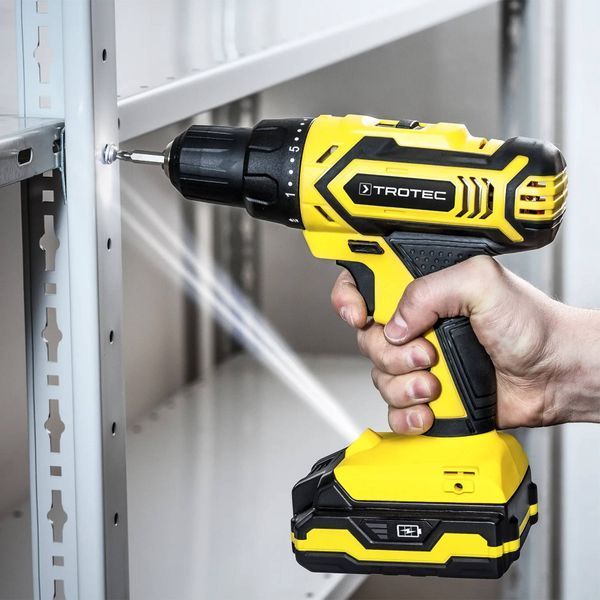 Дрель-шуруповерт аккумуляторная Trotec PSCS 11-20V + кейс (4410000302) DAS2827 фото
