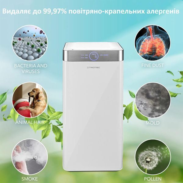 Очисник повітря Trotec AirgoClean 200 E White (1580001045) DAS2849 фото