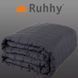 Одеяло утяжеленное гравитационное Ruhhy 19533 6,4 кг, 150&times;200 см, серое, антистрессовое 40194 фото 3