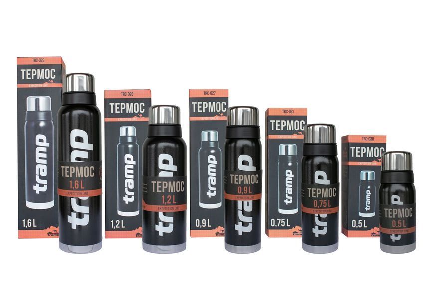 Термос TRAMP Expedition Line 0,5 л, Чорний TRC-030-black фото