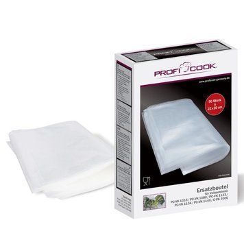 Пленка пакеты для вакууматора ProfiCook 22х30см 50 шт. 12757 фото
