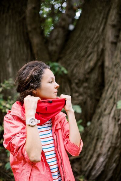 Пов'язка флісова Tribe Neck Warmer з затяжкою T-KF-0020 OS, red T-KF-0020-red фото