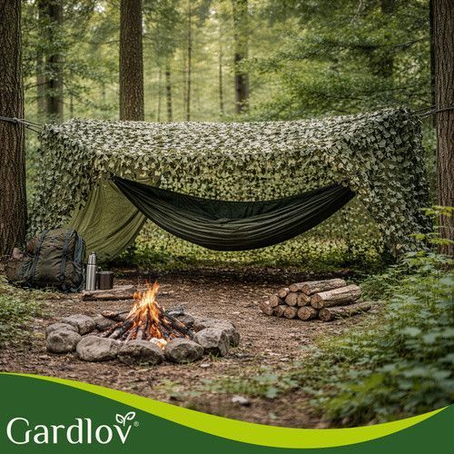 Камуфляжная маскирующая сетка 3x6 м Gardlov 27385 + 100 шт. стяжек 49890 фото