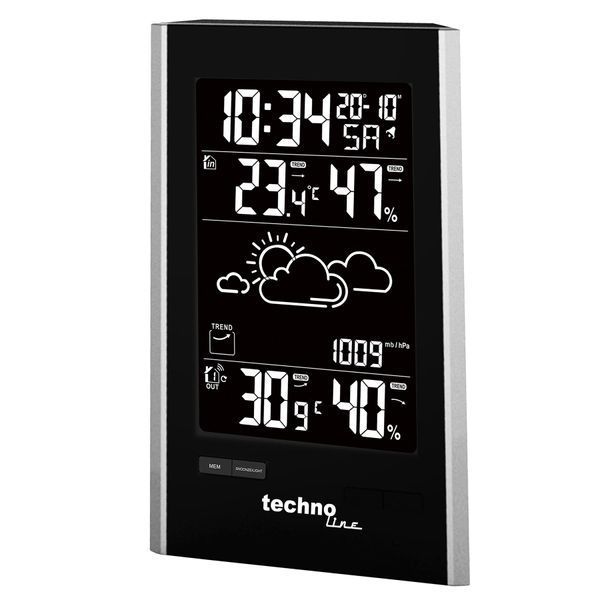 Метеостанция Technoline WS9060 Black/Silver (WS9060) DAS1771 фото