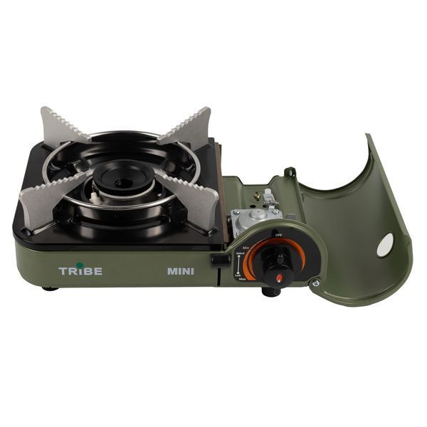 Газова плита Tribe Mini портативна T-HD-0010, olive T-HD-0010-olive фото