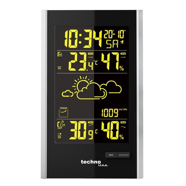 Метеостанция Technoline WS9060 Black/Silver (WS9060) DAS1771 фото