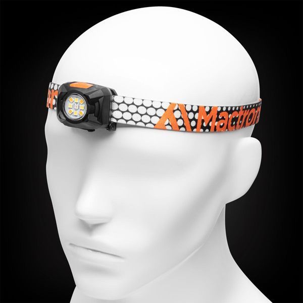 Фонарь налобный Mactronic Rebel (400 Lm) Cool/Warm White/Red LED Recharg Type-C (AHL0061UC) DAS303688 фото