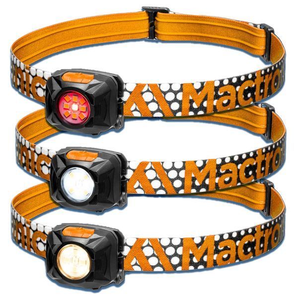 Фонарь налобный Mactronic Rebel (400 Lm) Cool/Warm White/Red LED Recharg Type-C (AHL0061UC) DAS303688 фото