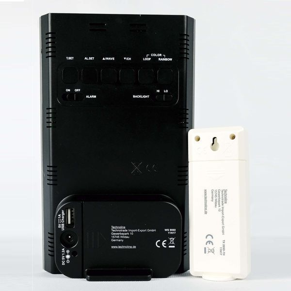 Метеостанция Technoline WS9060 Black/Silver (WS9060) DAS1771 фото