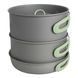 Набір посуду Bo-Camp Explorer XL 4 Pieces Hard Anodized Grey/Green (2200249) DAS1910 фото 10