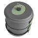Набір посуду Bo-Camp Explorer XL 4 Pieces Hard Anodized Grey/Green (2200249) DAS1910 фото 12