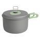 Набір посуду Bo-Camp Explorer XL 4 Pieces Hard Anodized Grey/Green (2200249) DAS1910 фото 2