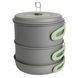 Набір посуду Bo-Camp Explorer XL 4 Pieces Hard Anodized Grey/Green (2200249) DAS1910 фото 13