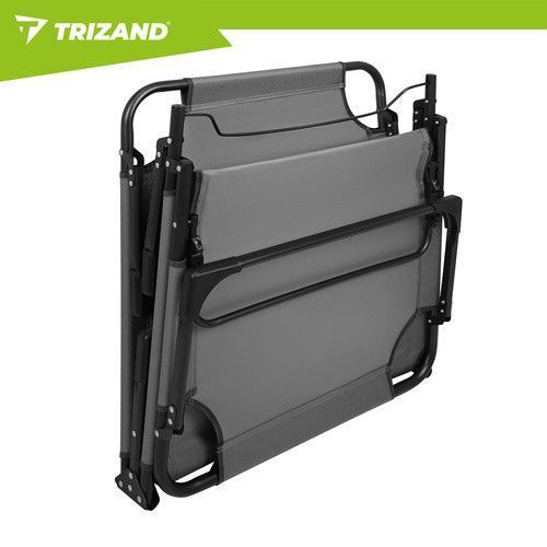 Складной садовый шезлонг 192x68x28 см Trizand 27633 50619 фото