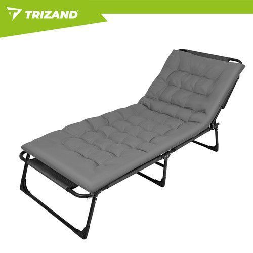 Складной садовый шезлонг 192x68x28 см Trizand 27633 50619 фото