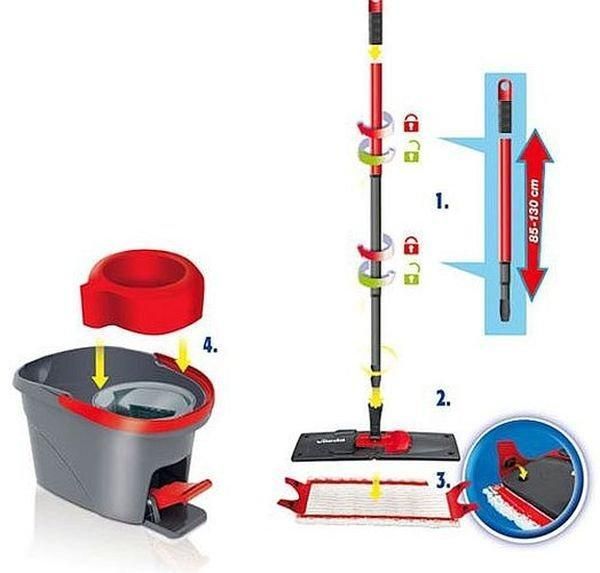 Набор для уборки Vileda Ultramax Turbo Чехия 12340 фото