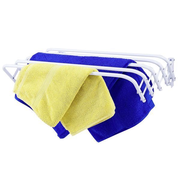 Сушарка для білизни настінна Casa Si Towel Flex 3 White (CS92194X10) DAS2523 фото