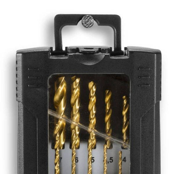 Набір свердел по металу Trotec 15 pieces HSS Metal Drill Set (6200001131) DAS2958 фото