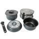 Набір посуду Bo-Camp Trekking 5 Pieces Anthracite (2300351) DAS1911 фото 1