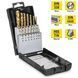 Набір свердел по металу Trotec 15 pieces HSS Metal Drill Set (6200001131) DAS2958 фото 2