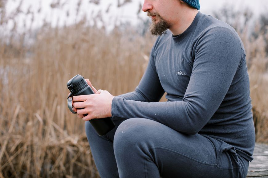 Термобілизна чоловіча Tribe Microfleece (футболка+штани) T-KA-0015-grey, T-KA-0015-grey-2XL T-KA-0015-grey-2XL фото