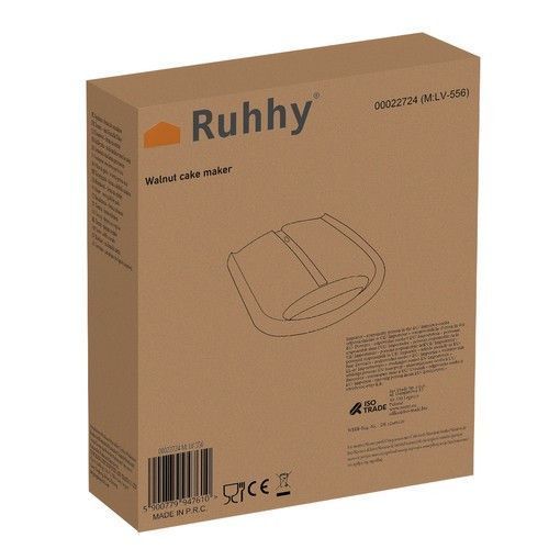 Форма для выпечки орешков Ruhhy 22724 орешница 1600Вт 25264 фото
