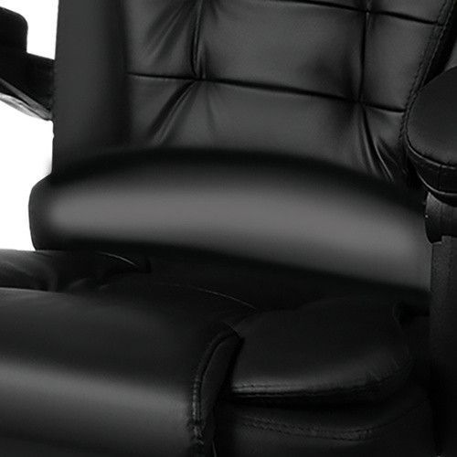 Офисное кресло с подставкой для ног Malatec 26195 черное 36893 фото