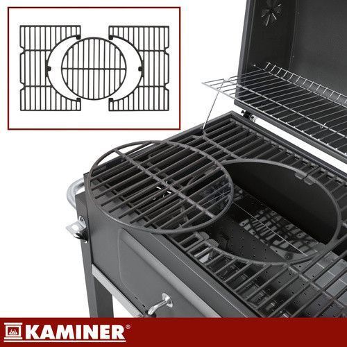 Мангал-гриль садовый с крышкой 116х70х110см Kaminer 27319 50613 фото