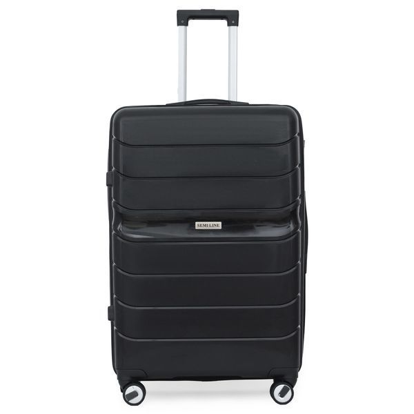 Валіза Semi Line 30" (L) Black (T5618-3) DAS2052 фото