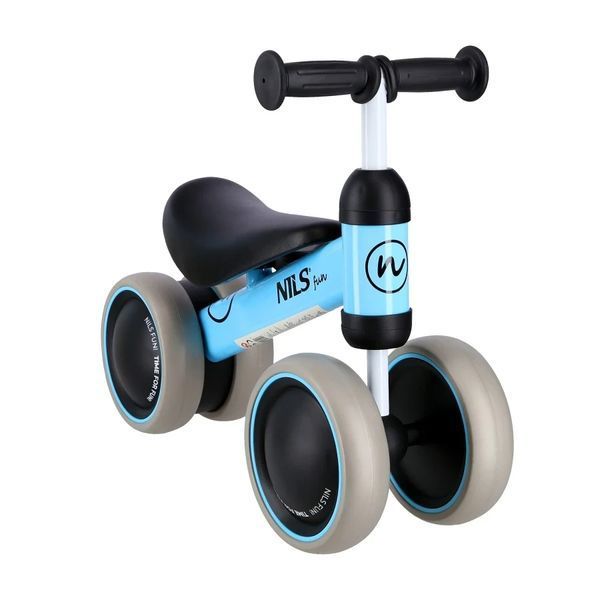 Беговел четырёхколёсный NILS Fun RB002 Синий 26373 фото
