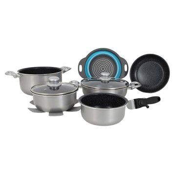 Набор посуды Gimex Cookware Set induction 9 предметов Silver (6977226) DAS1819 фото