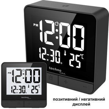 Часы настольные Technoline WT375 Black (WT375) DAS2212 фото