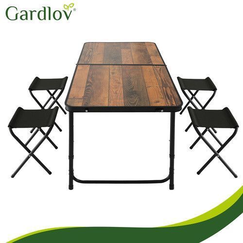 Раскладной садовый стол + 4 стула Gardlov 27304 50602 фото