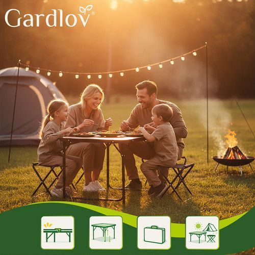Раскладной садовый стол + 4 стула Gardlov 27304 50602 фото