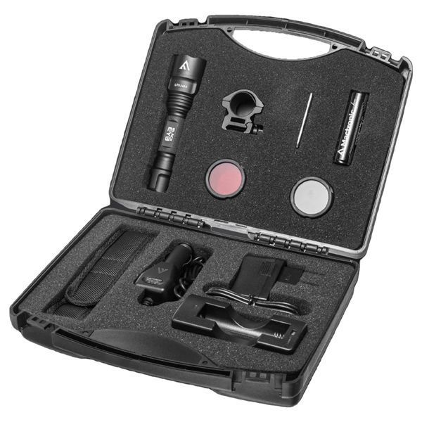 Фонарь тактический Mactronic Black Eye 650 (650 Lm) Recharg Type-C Gun Mount RGB Kit (L-MX532L-RC/SET3) DAS303694 фото
