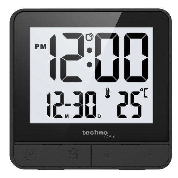 Часы настольные Technoline WT375 Black (WT375) DAS2212 фото