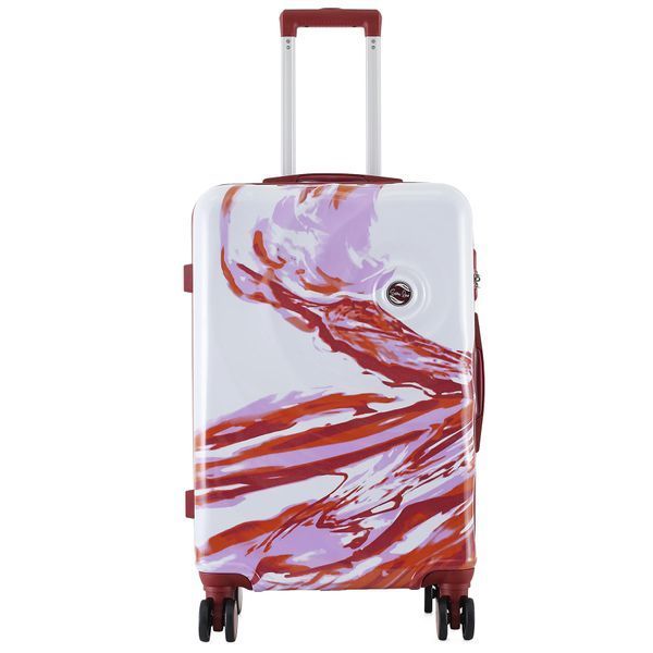 Валіза Semi Line 24" (M) White/Red Print (T5654-2) DAS2608 фото