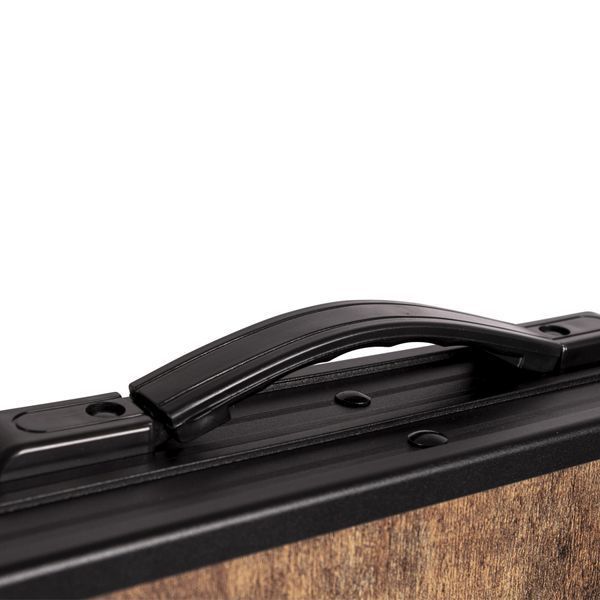Стіл Bo-Camp Melrose Oval 120x80 cm Black/Wood look (1404220) DAS2583 фото