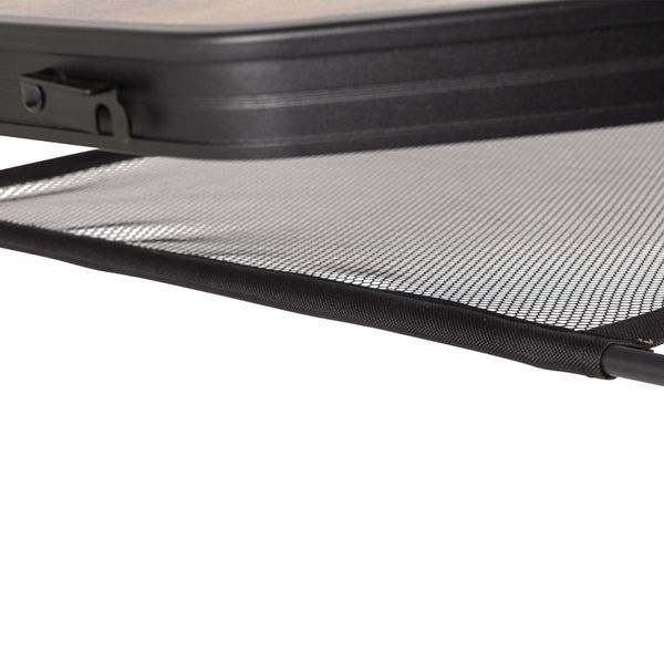 Стіл Bo-Camp Melrose Oval 120x80 cm Black/Wood look (1404220) DAS2583 фото