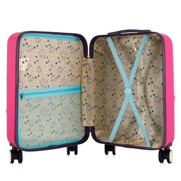 Чемодан детский Semi Line 20" (S) Rose/Black (T5881-2) DAS3444 фото