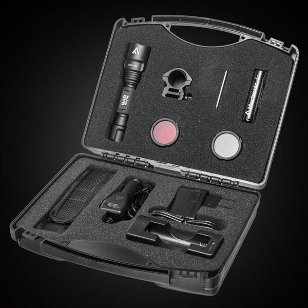 Фонарь тактический Mactronic Black Eye 650 (650 Lm) Recharg Type-C Gun Mount RGB Kit (L-MX532L-RC/SET3) DAS303694 фото