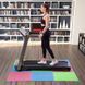 Коврик-пазл ONE FITNESS MP10 9 частей 176х176х1см розово-зелено-голубой 26351 фото 5