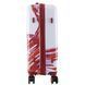 Валіза Semi Line 24" (M) White/Red Print (T5654-2) DAS2608 фото 3
