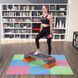 Коврик-пазл ONE FITNESS MP10 9 частей 176х176х1см розово-зелено-голубой 26351 фото 9